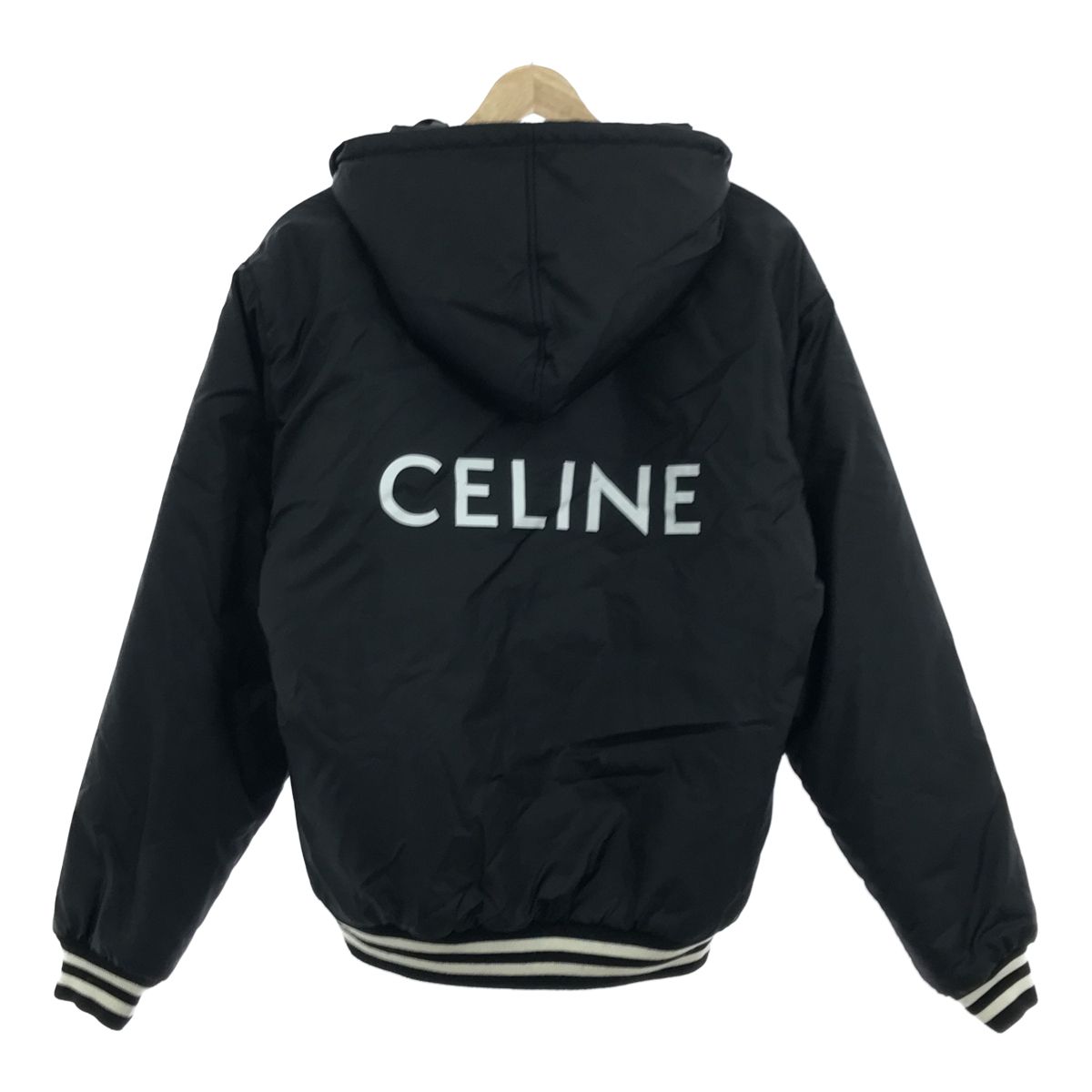 CELINE セリーヌ テディブルゾンジャケット ボンバージャケット 黒