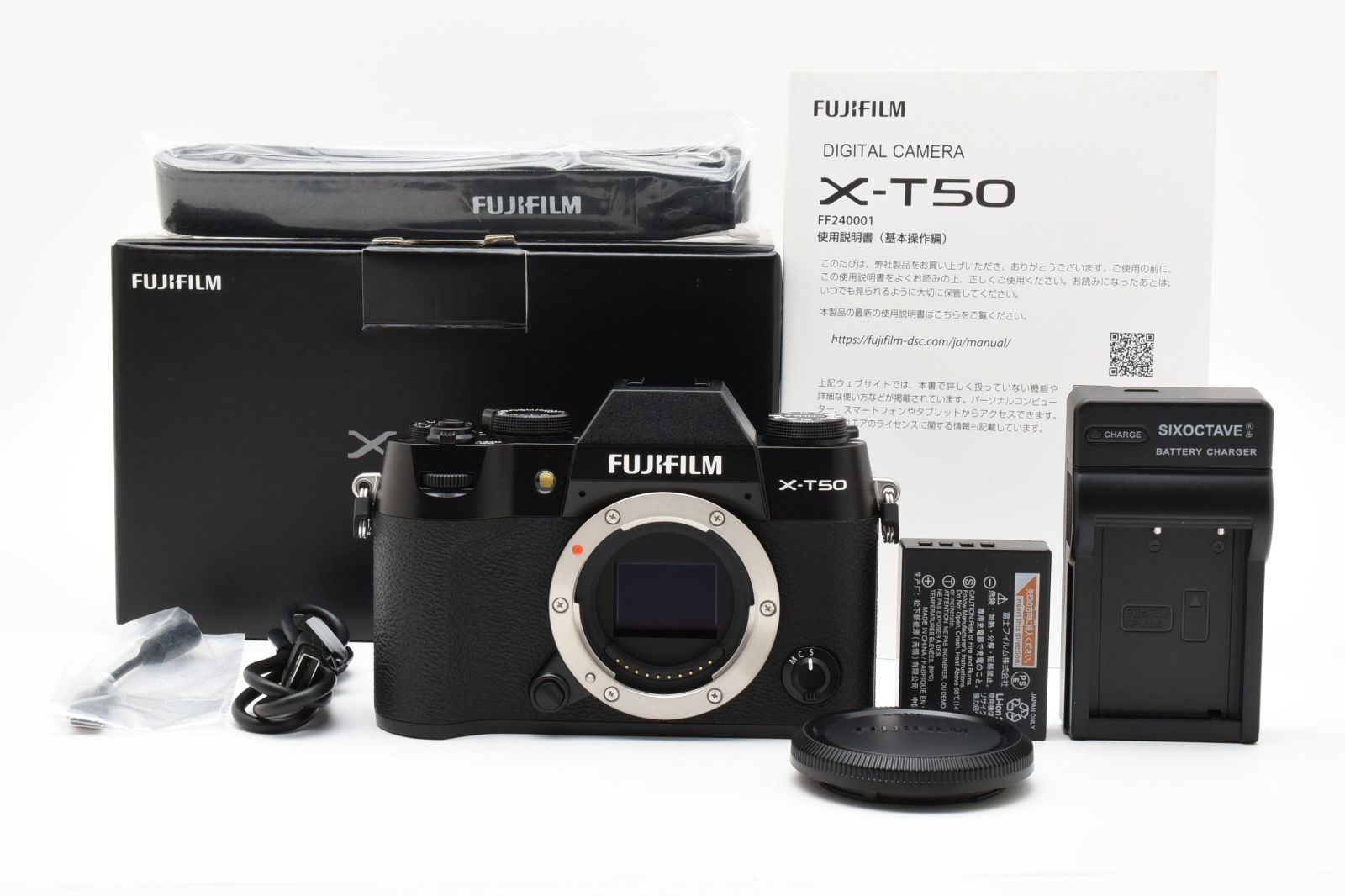 シャッター数 141回 富士フイルム FUJIFILM ミラーレス一眼カメラ X-T50 ボディ ブラック