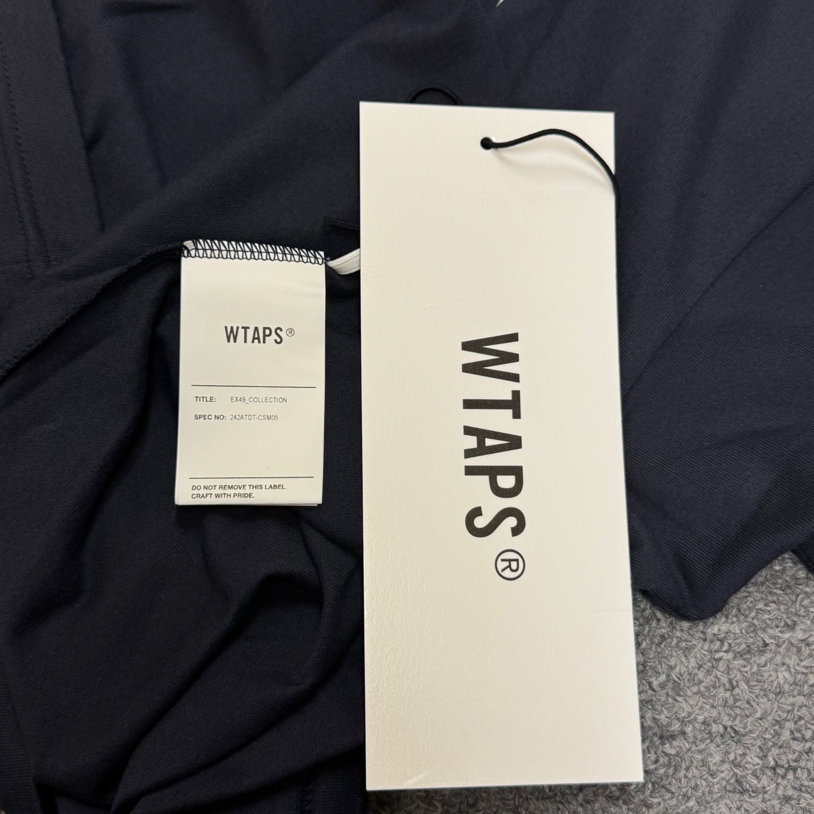 未使用品 WTAPS 24AW ACADEMY / SS / COTTON アカデミープリントT 
