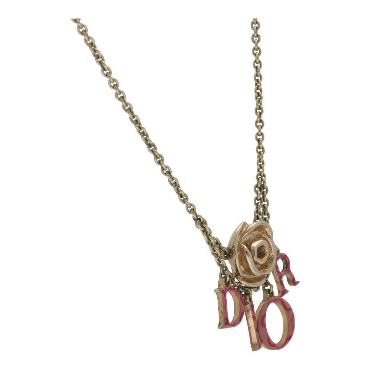 中古】 C.Dior クリスチャンディオール バラモチーフ ロゴ