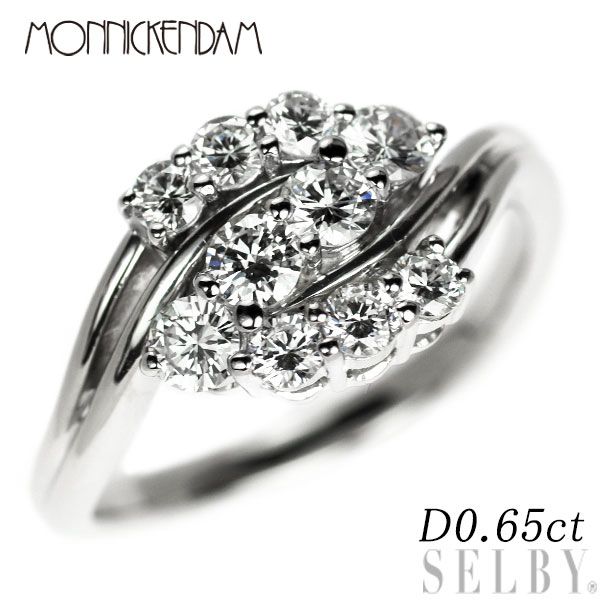 モニッケンダム Pt900 ダイヤモンド リング 0.65ct - メルカリ