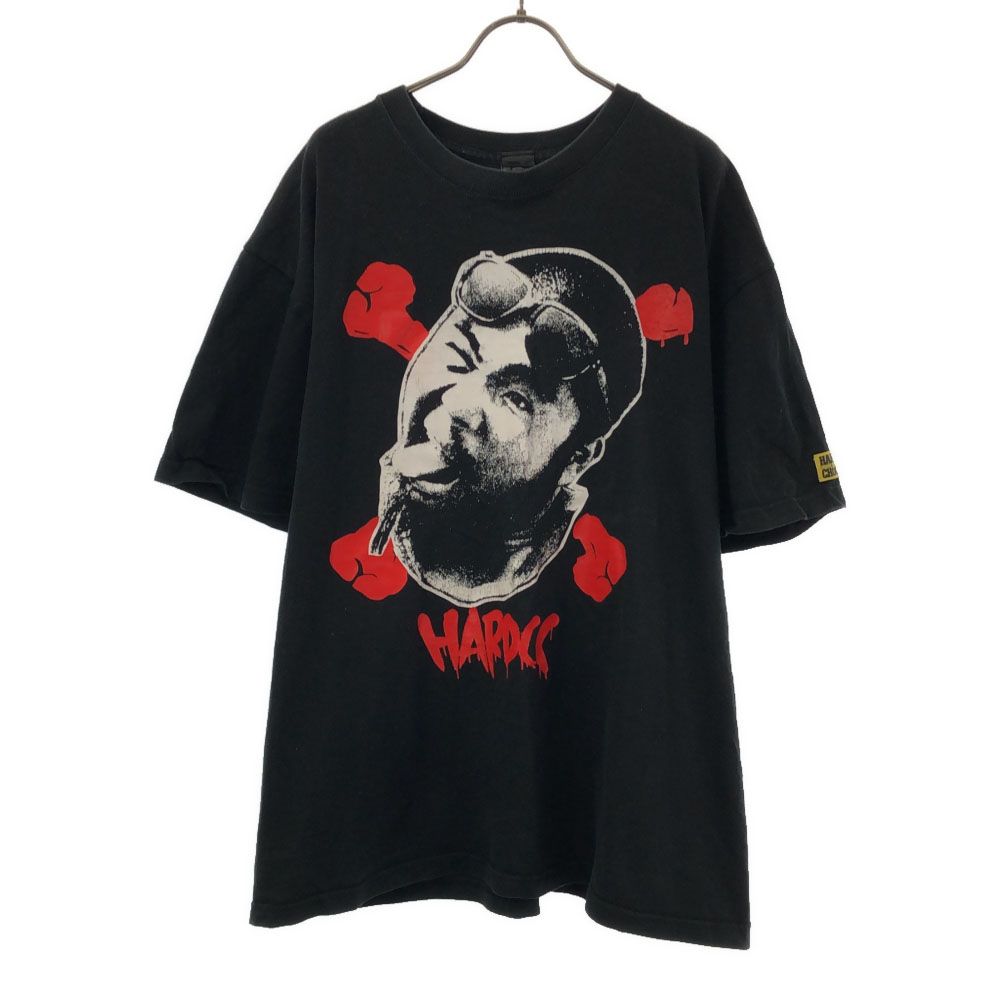 ハードコアチョコレート プリント 鶴見五郎 半袖 Tシャツ XXL ブラック 