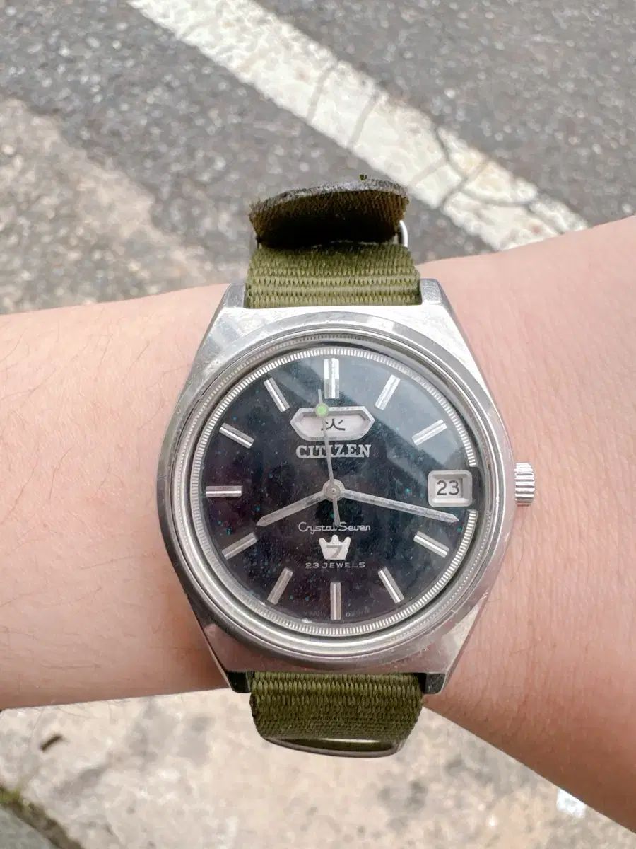 1960年代 ヴィンテージ シチズン ウィークデータ クリスタルセブン オートマティック 時計