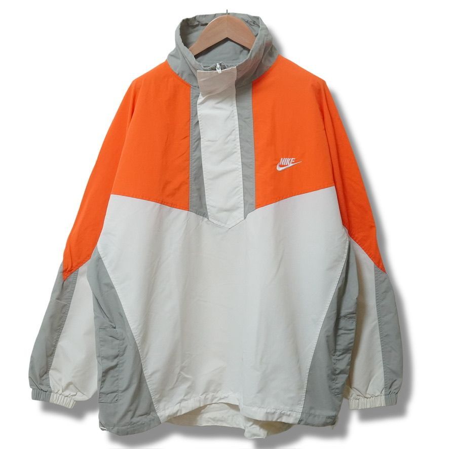 ナイキ ハーフジップ ナイロンジャケット L相当(表記S) 00s USA