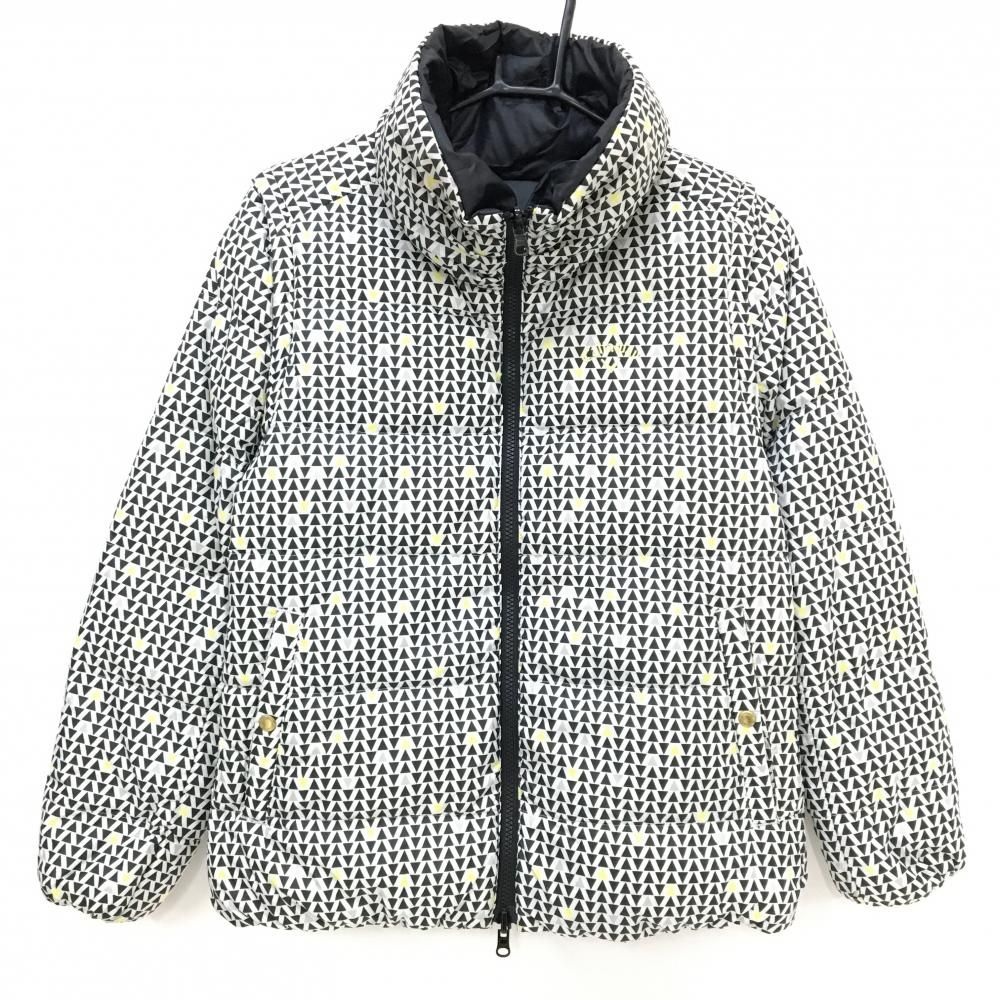 キャロウェイ 4WAYリバーシブルダウンジャケット 黒×白 三角 袖着脱可