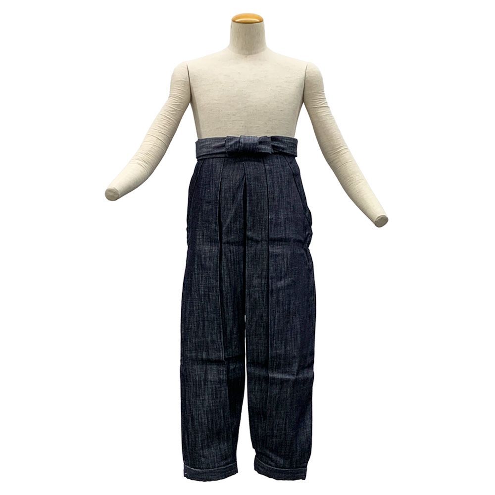 リサイクル袴 男性用 デニム袴 前ファスナー付 野袴 ズボン式 袴 はかま sc-hakama1