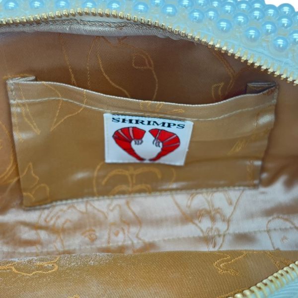 シュリンプス SHRIMPS バッグ パール ビーズ クラッチ パーティ 白 レディース S5V474 DECORATOM_COM_BR