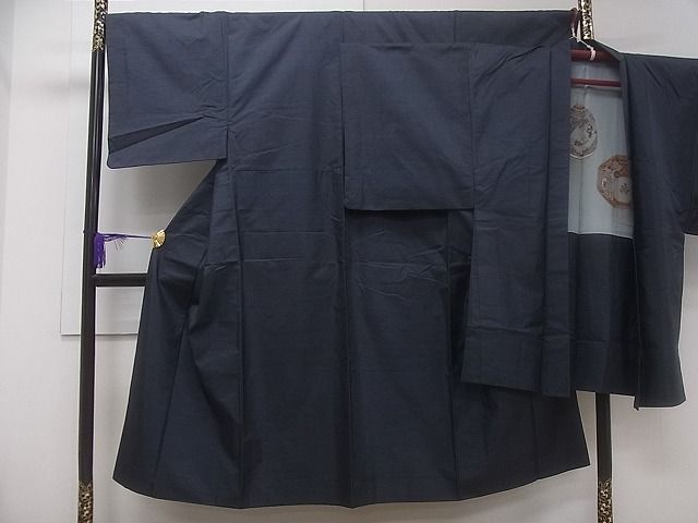 平和屋1男性　本場染大島紬　アンサンブル　総絣　逸品　CAAF5515ev