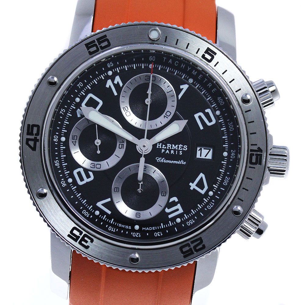 エルメス　クリッパークロノグラフ自動巻　CP2.910 HERMES エルメス 時計 クリッパーダイバー クロノグラフ CP2.910