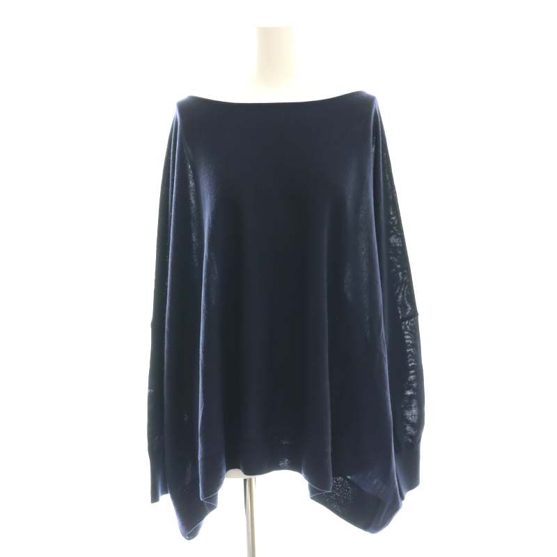 アパルトモン ドゥーズィエムクラス L Appartement DEUXIEME CLASSE N Volume Knit ニット カットソー プルオーバー 紺 |CX OS