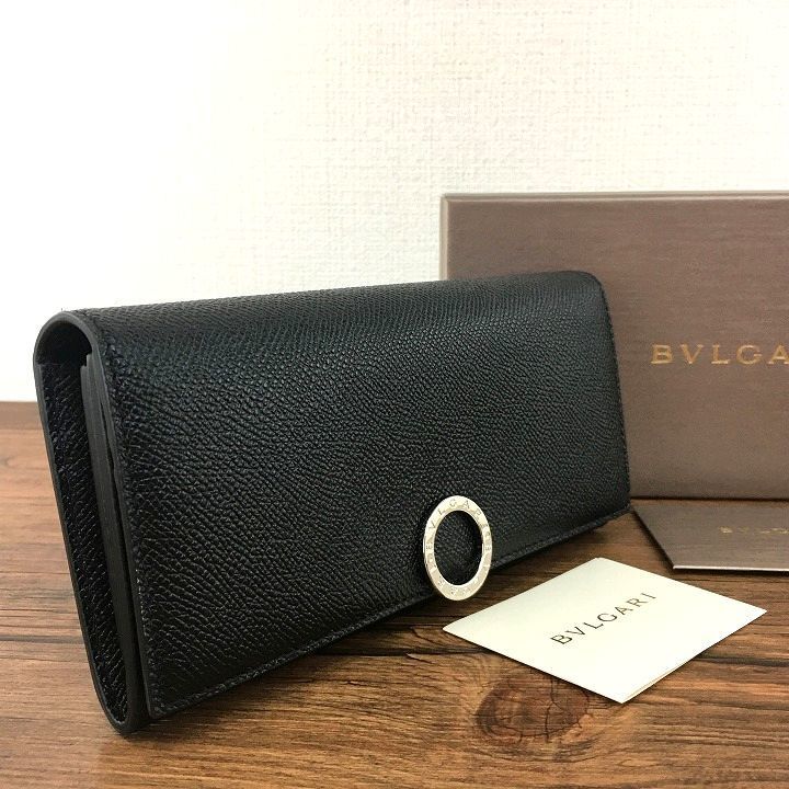 未使用品 BVLGARI 長財布 ブラック レザー 42 - Old Closet - メルカリ