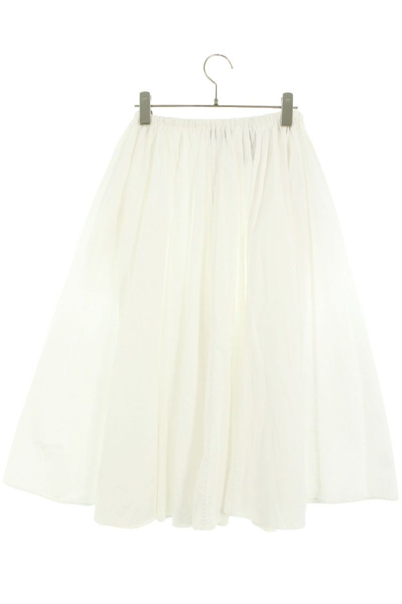 ミュウミュウ MG2014 フレアフィットポプリンロングスカート  