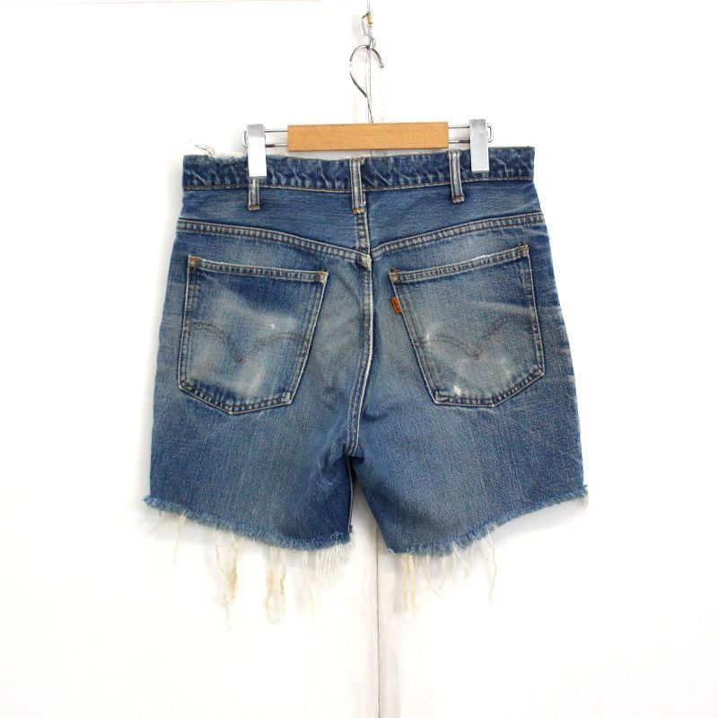 60s vintage Levi's カットオフ ボロ ヒゲ BIGE ビッグE デニム