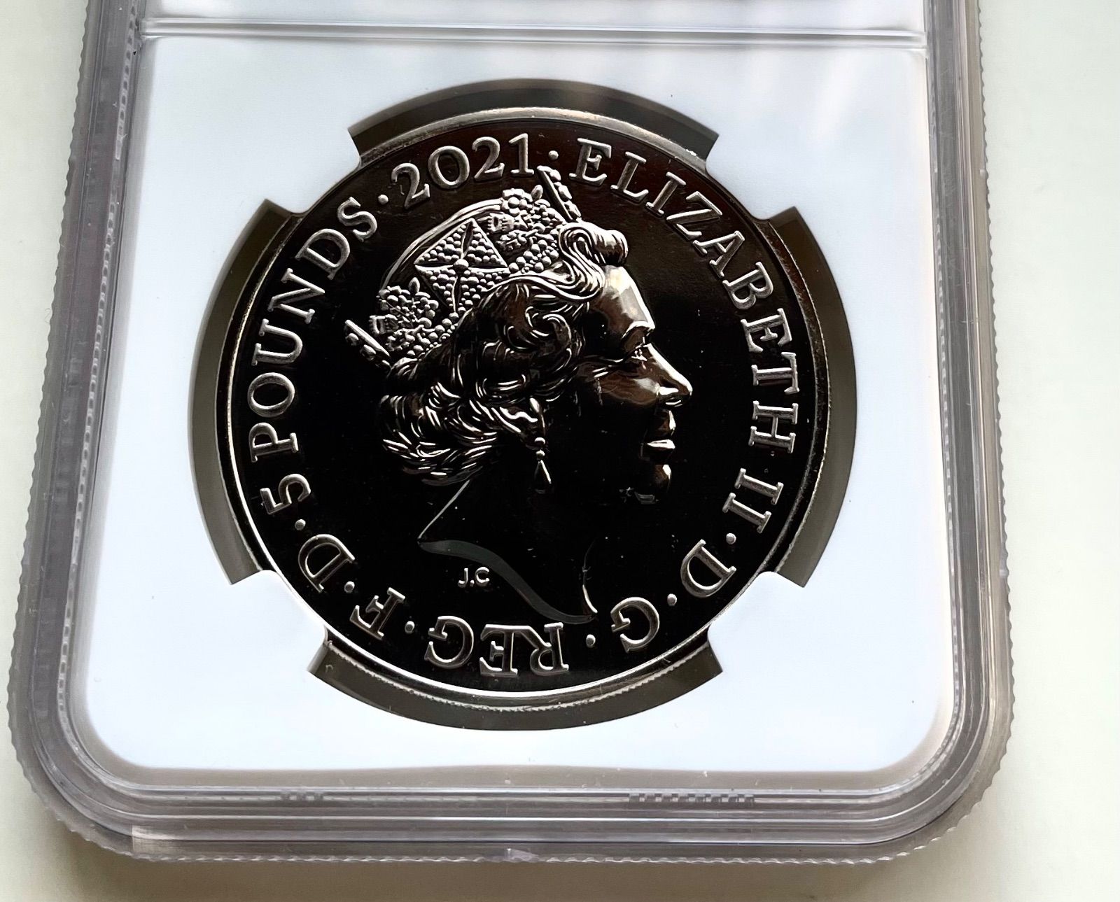 ☆NGC準最高鑑定☆ 2021年 G.Britain £5 The Who Early Releases NGC