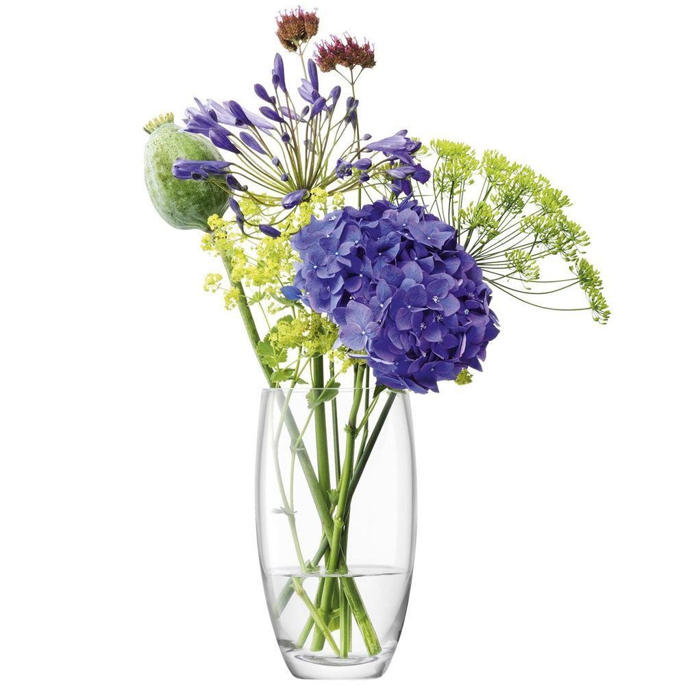 LSA エルエスエー フラワーベース 花器 花瓶 Flower Barrel Bouquet Vase G488-20-992 クリア H20cm LFW30