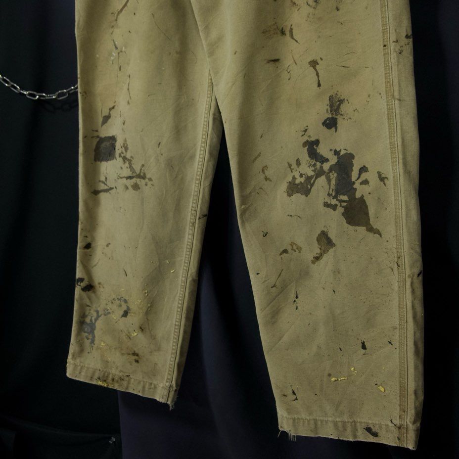 90s Abercrombie&Fitch USA made Paint Junk “BORO” Duck Carpenter Pants 90年代  アバクロ アメリカ製 ペンキ ジャンク 襤褸 ダック ペインターパンツ - メルカリ