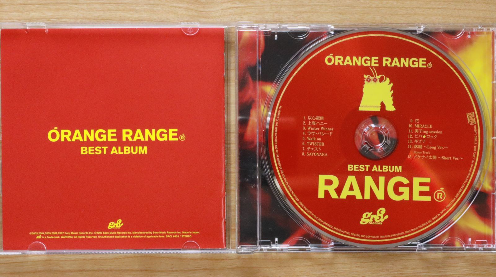 ORANGE♡！ 4点 本編DVD 国内盤CD☆オレンジレンジ/ORANGE RANGE□ ORANGE 【SRCL6602