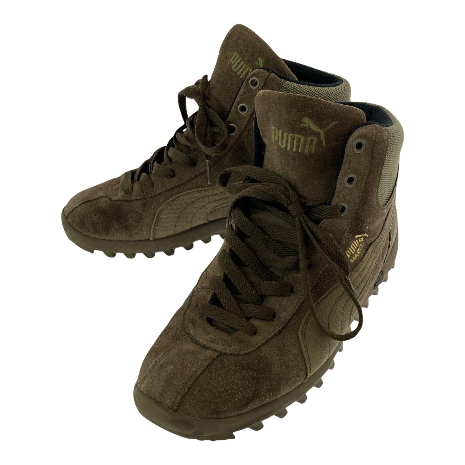 PUMA プーマ PX2248-8576 ハイカットスニーカー size27/カーキ
