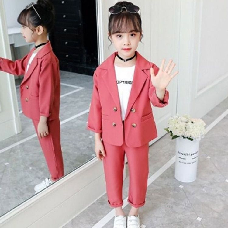 送料無料 子供服 フォーマル スーツ 女の子 2点セット ジャケット パンツ カジュアルスーツ パンツスーツ 入学式 卒業式 ジュニア パンツスーツ キッズ 七五三 発表会 結婚式 卒園式 入園式