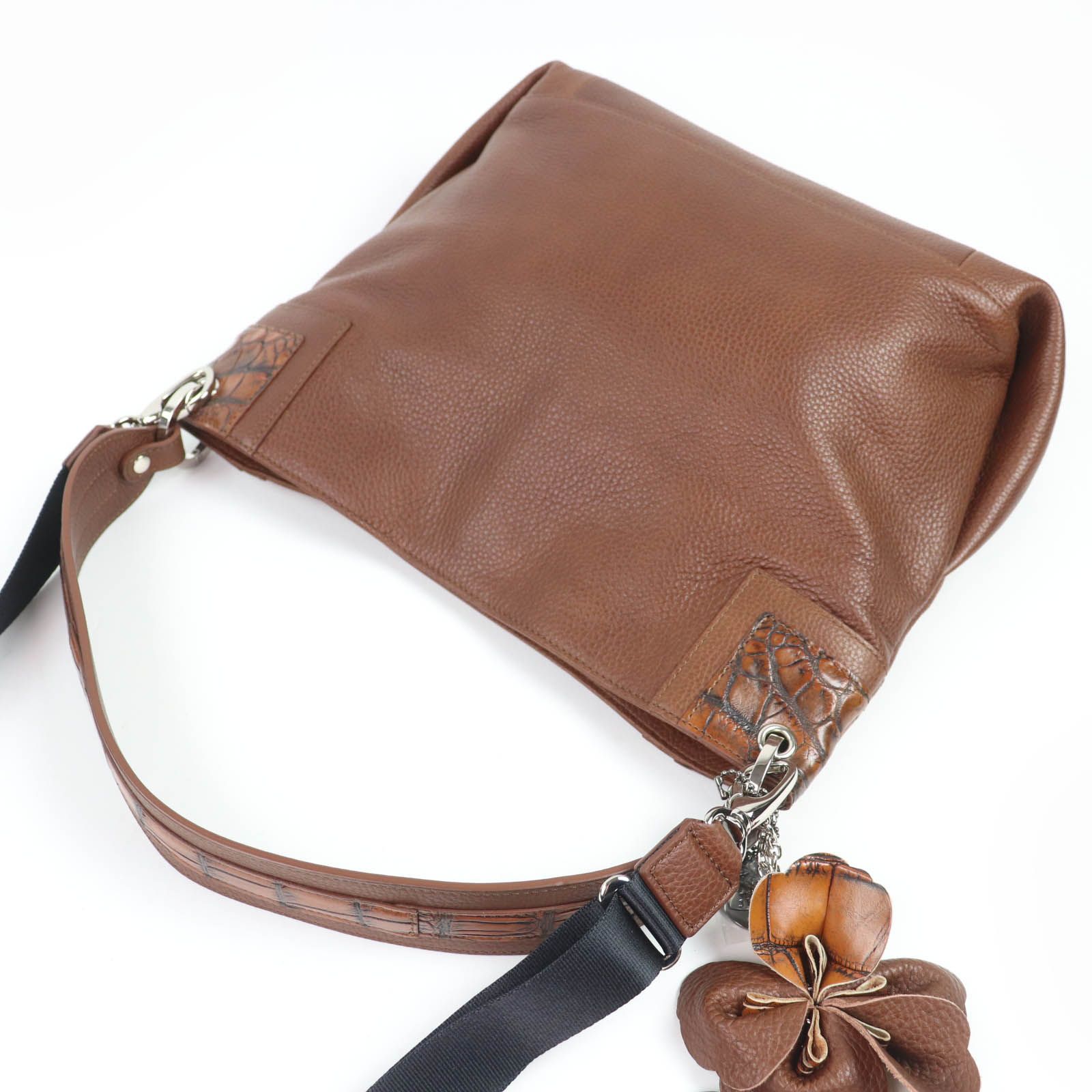 極美品☆BEAUGRAND ボーグラン JRAタグ付 クロコダイル使い レザー