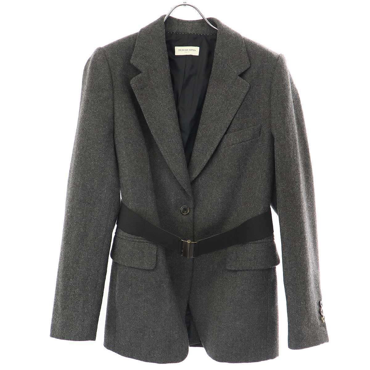 DRIES VAN NOTEN ドリスヴァンノッテン 12AW ベルテッドウール 