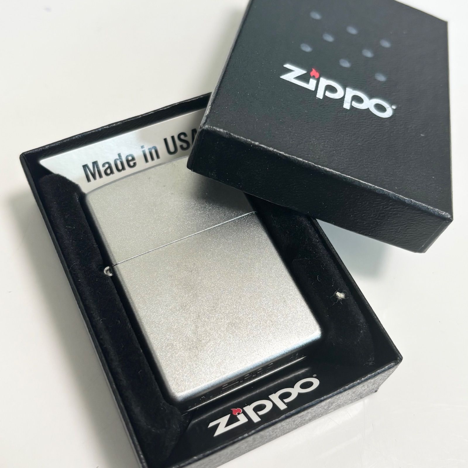 送料無料】ZIPPO/ジッポー/ガスライター/無地/シルバー/喫煙グッズ 