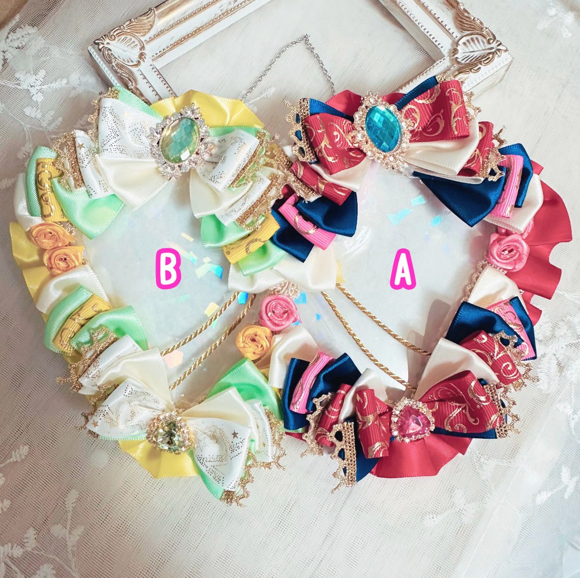 デコケース 硬質ケース ロゼット 痛ロゼット オーダー トレカデコ