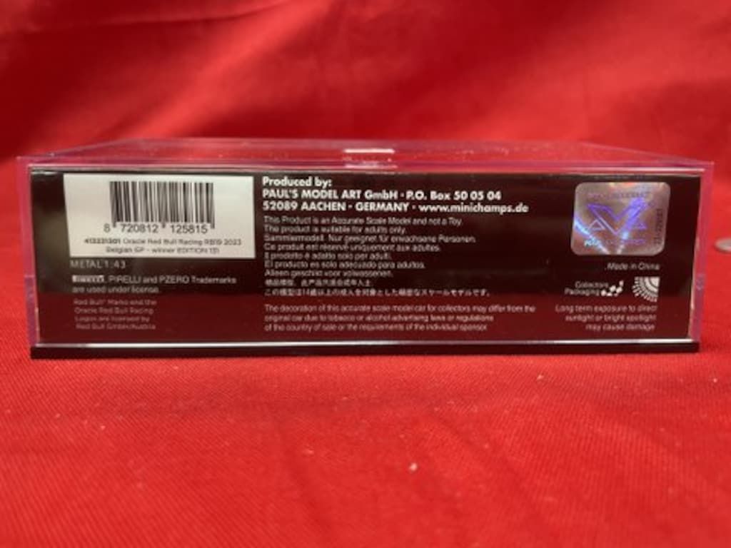 専用商品 Paul'sModelArt 1/43 人気 MINICHAMPS ORACLE REDBULL RACING RB19
