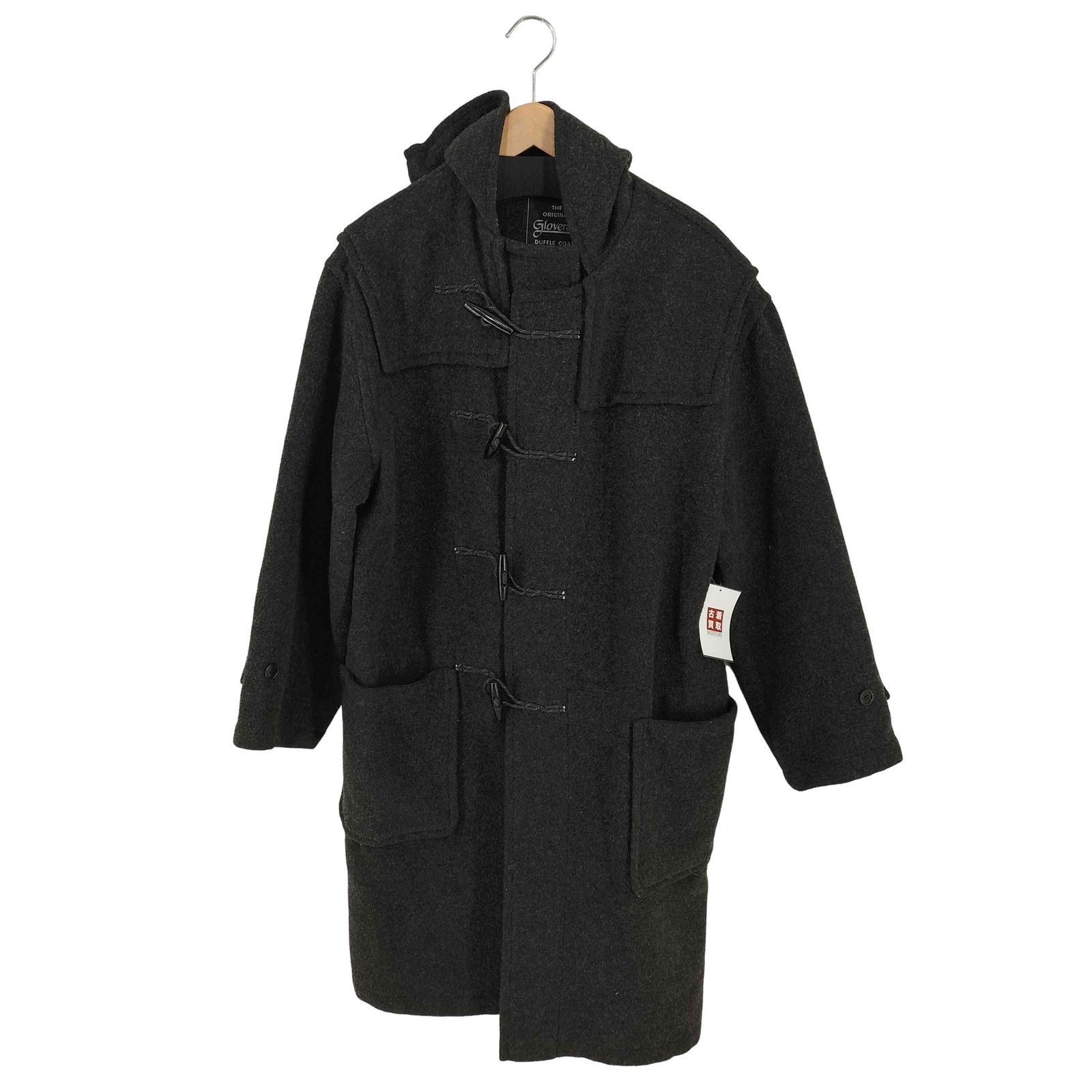 グローバーオール Gloverall 90s MADE IN ENGLAND メルトンウールダッフルコート メンズ import：S 