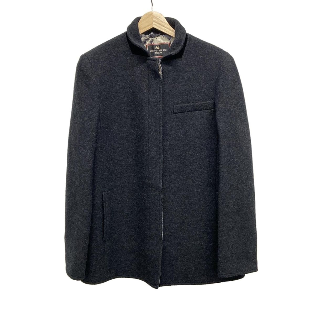 ETRO(エトロ) コート サイズ44 L レディース美品 - 黒 長袖/冬