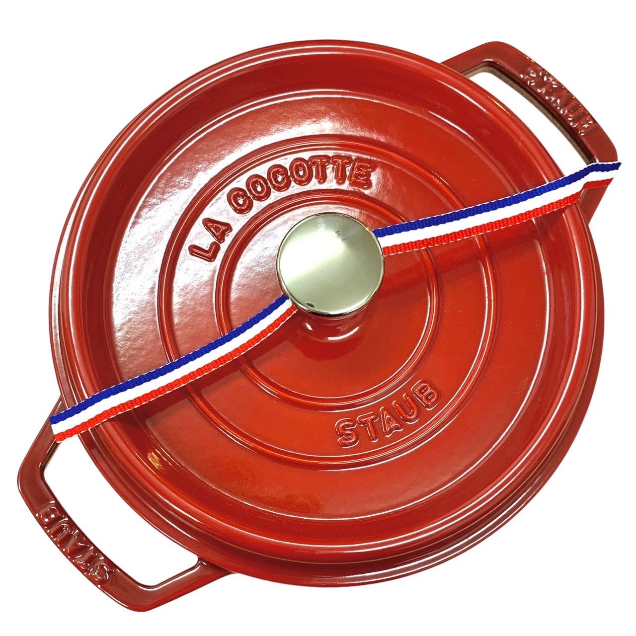 完全新品未使用⭐️ストウブ STAUB】 ピコ ココット ラウンド チェリー(レッド) 22cm 40509-825 両手取手 鋳物 ホーロー 鍋  IH対応 （AYA） 24030205000M - メルカリ