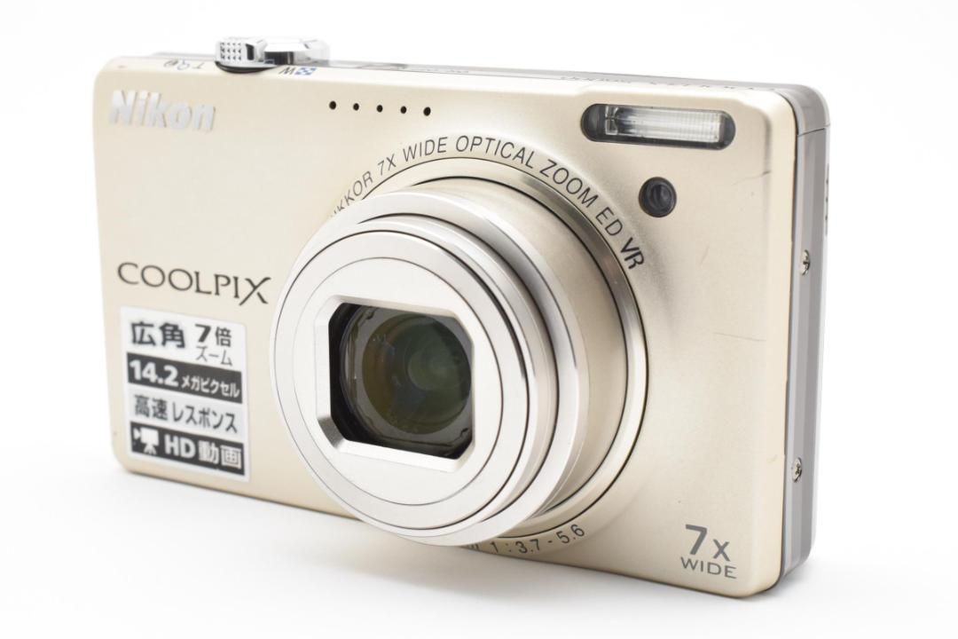 極美品 COOLPIX S6000 動作確認済 極美品｜Nikon COOLPIX S6000 シャンパン