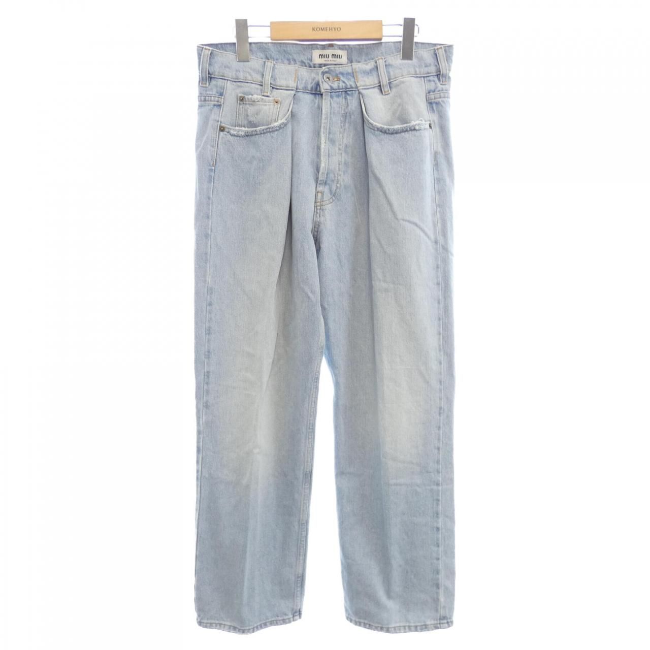 ミュウミュウ MIU MIU GWP438 11D8 ジーンズ