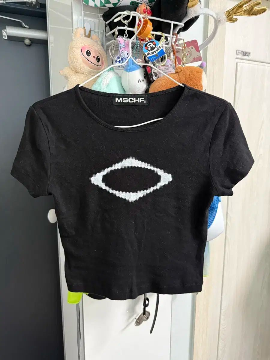 MISCHIEF(ミスチーフ) RHOMBUS(ランバス) クロップドTシャツ