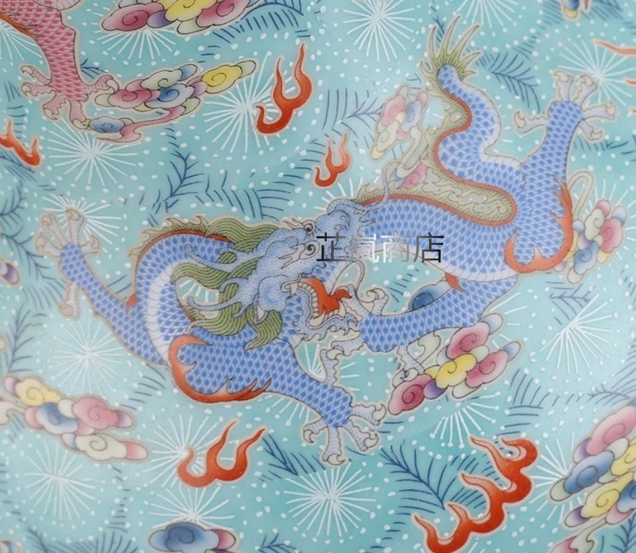 琺瑯彩竜紋夜光賞瓶 装飾品 花瓶 美品 景徳鎮 陶磁器 工芸品 美術品 置物 琺瑯彩竜紋帯夜光賞瓶 景徳鎮 陶磁器 現代工芸品 美術品 装飾品