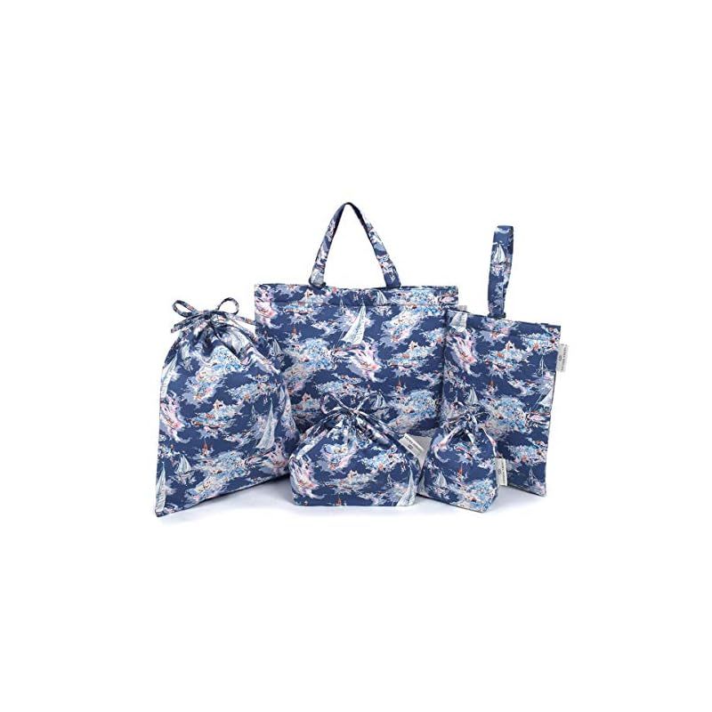 COLORFUL CANDY STYLE LAURA ASHLEY 入園入学 5点セット 男の子 入園入学準備 レッスンバッグ シューズケース 子供 巾着袋 Riviera N8148100 1