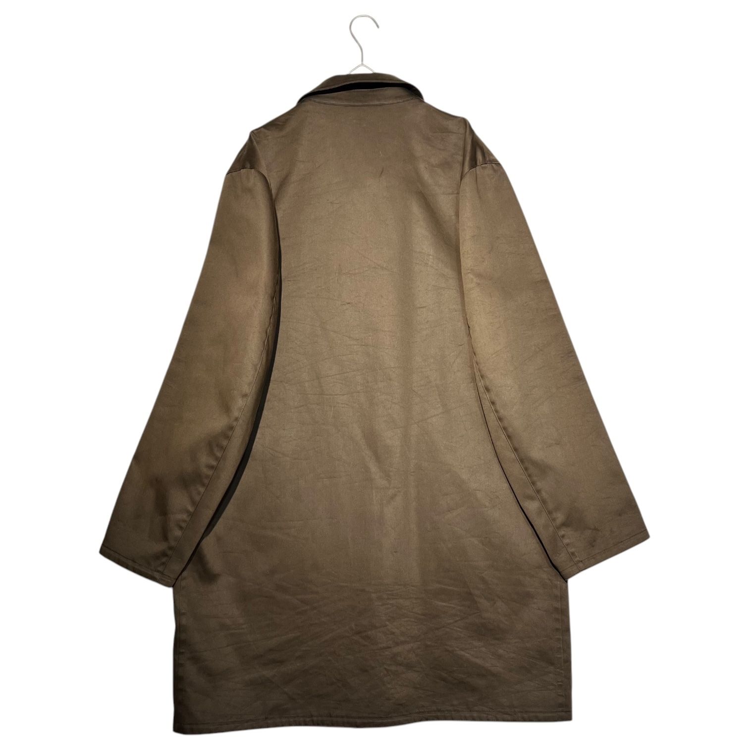 HERMES エルメス　ステンカラーコート レザー　本革　メンズ　ベルト　茶色 HERMES(エルメス) Cotton Stencil Collar Coat コットン ステン