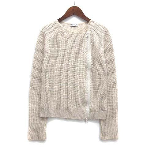 BRUNELLO CUCINELLI カシミヤ シルク スパンコール ニット S ブルネロクチネリ BRUNELLO CUCINELLI カシミヤ シルク ニット