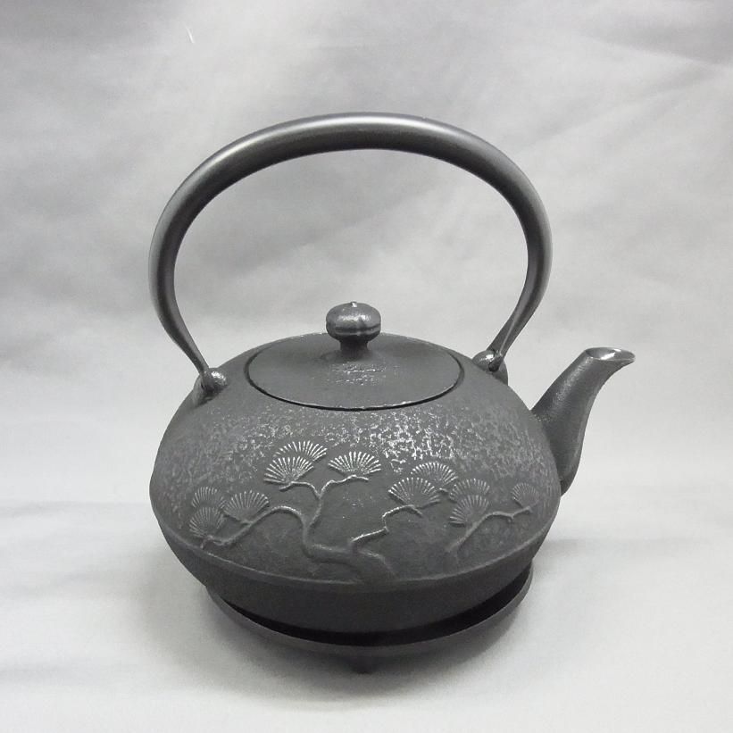 南部盛栄堂 松柄 瓶敷セット 南部鉄瓶