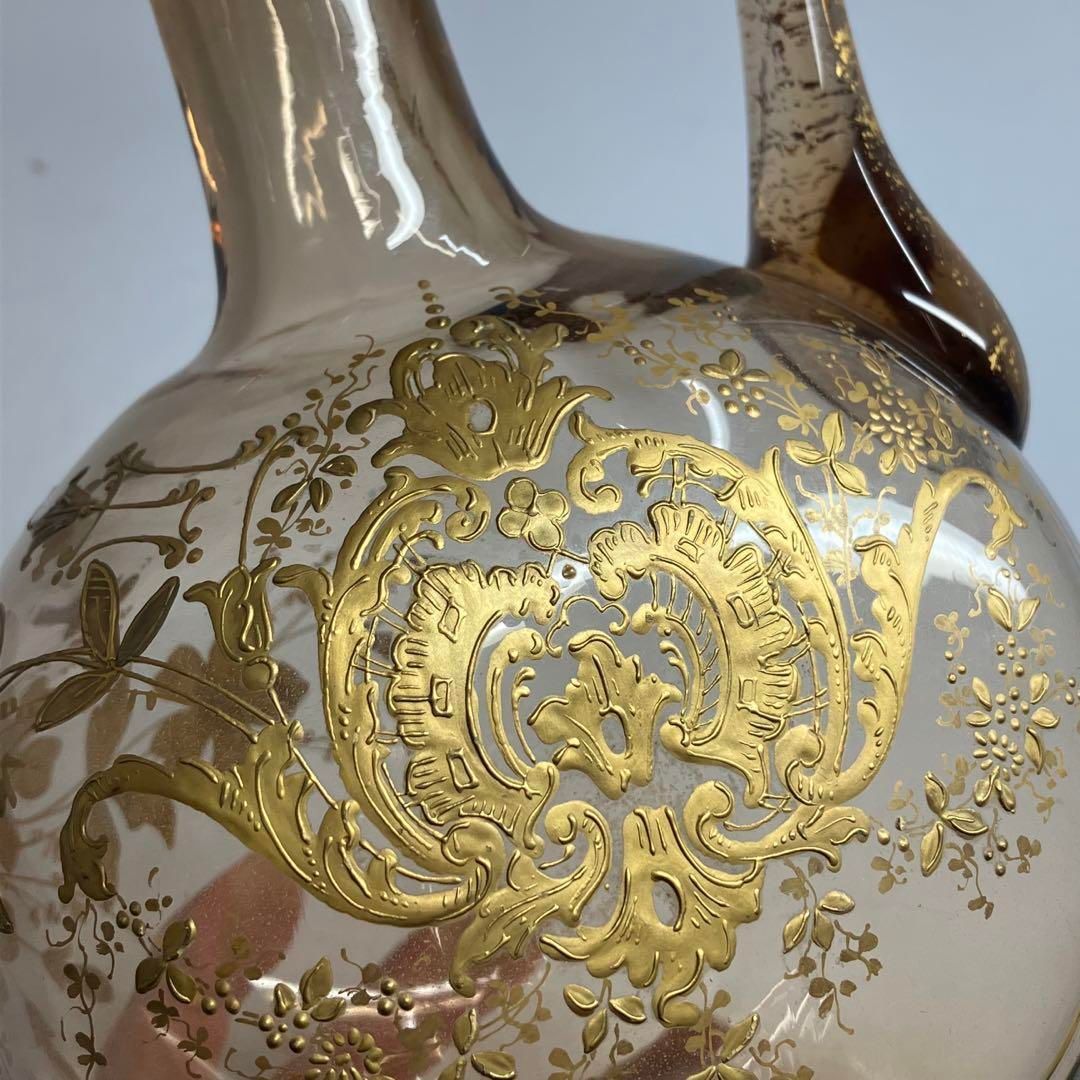 アンティーク サンルイ フランス 盛金彩 水次 トヒコ 東金6-0212