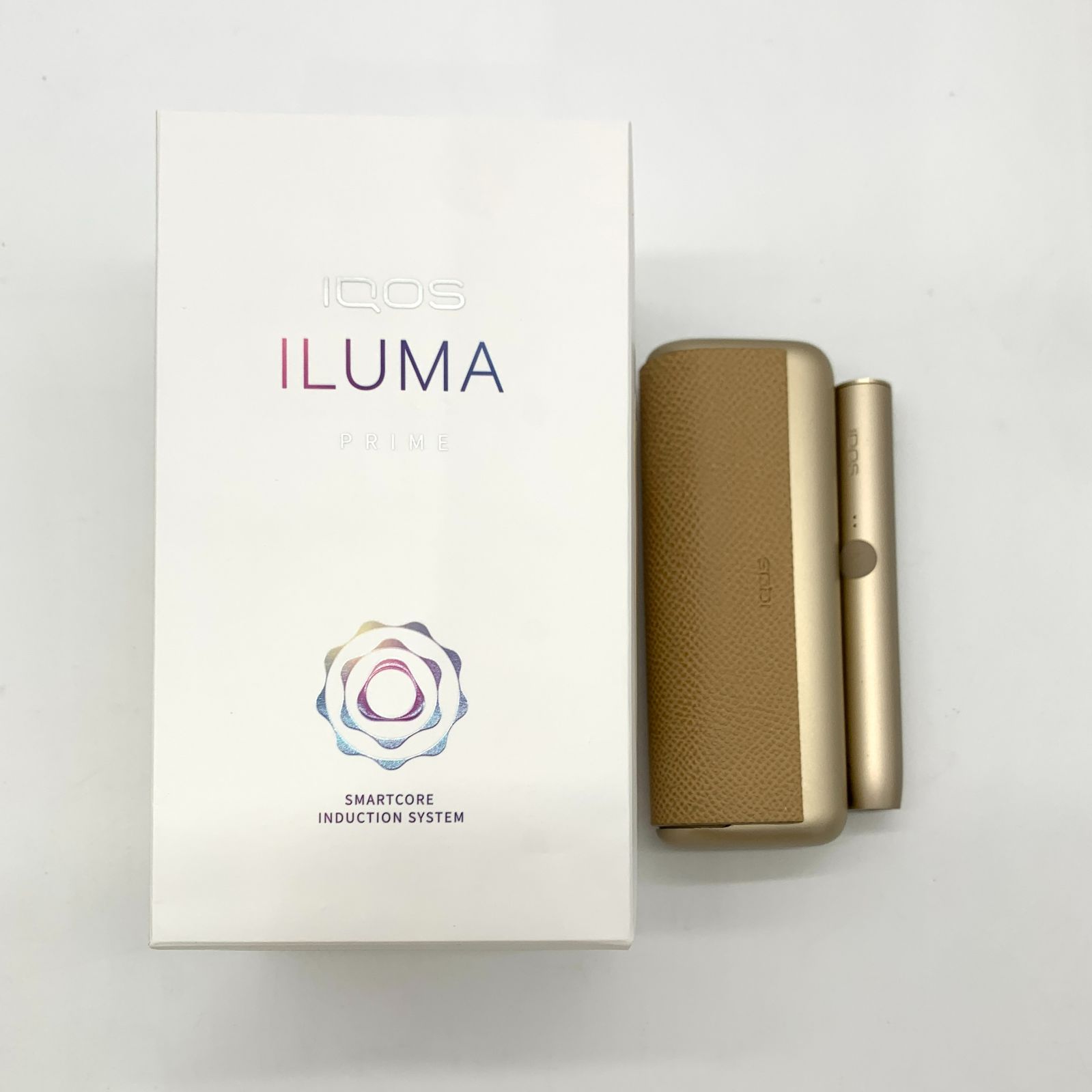 ▽【現状品】IQOS ILUMA PRIME アイコスイルマプライム ゴールドカーキ