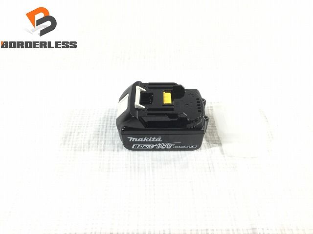makita マキタ 18V 6.0Ah 純正リチウムイオンバッテリ BL1860B 残量表示付 急速充電対応 蓄電池 充電池 雪マーク 107522