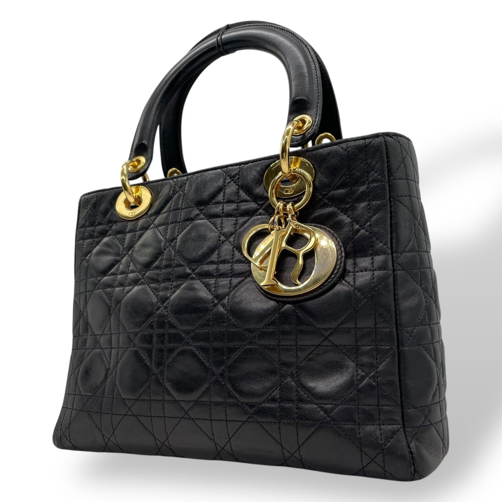 Christian Dior レディディオール ハンドバックキルティング Christian Dior クリスチャンディオール レディ ディオール My