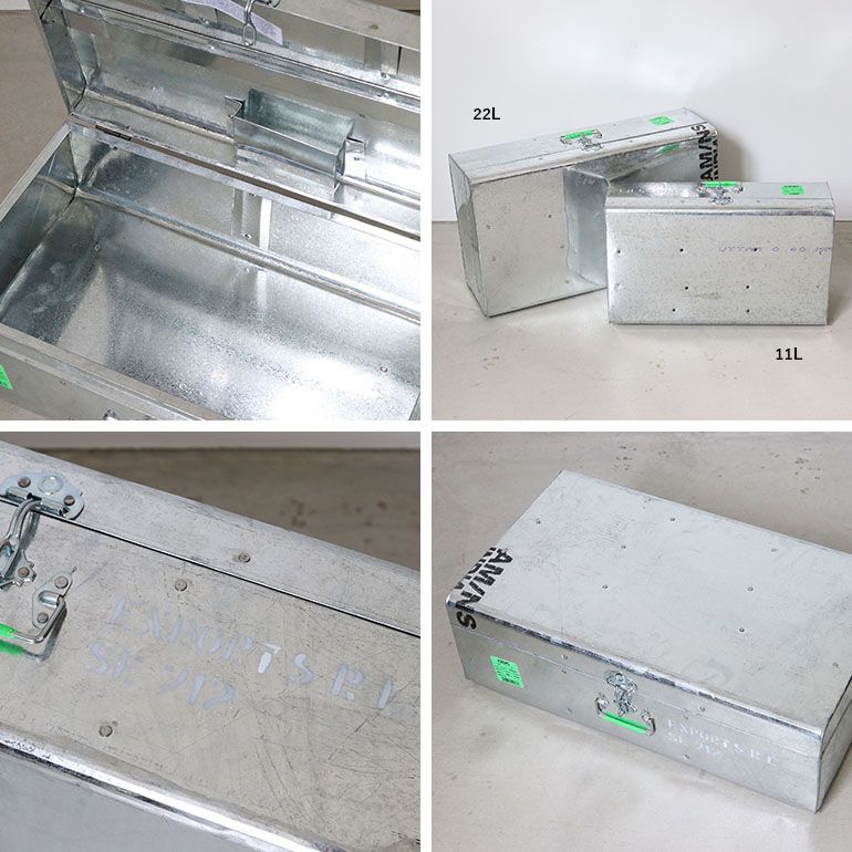 新品】【1点販売】PUEBCO[プエブコ] STEEL TRUNK 22L [スチール