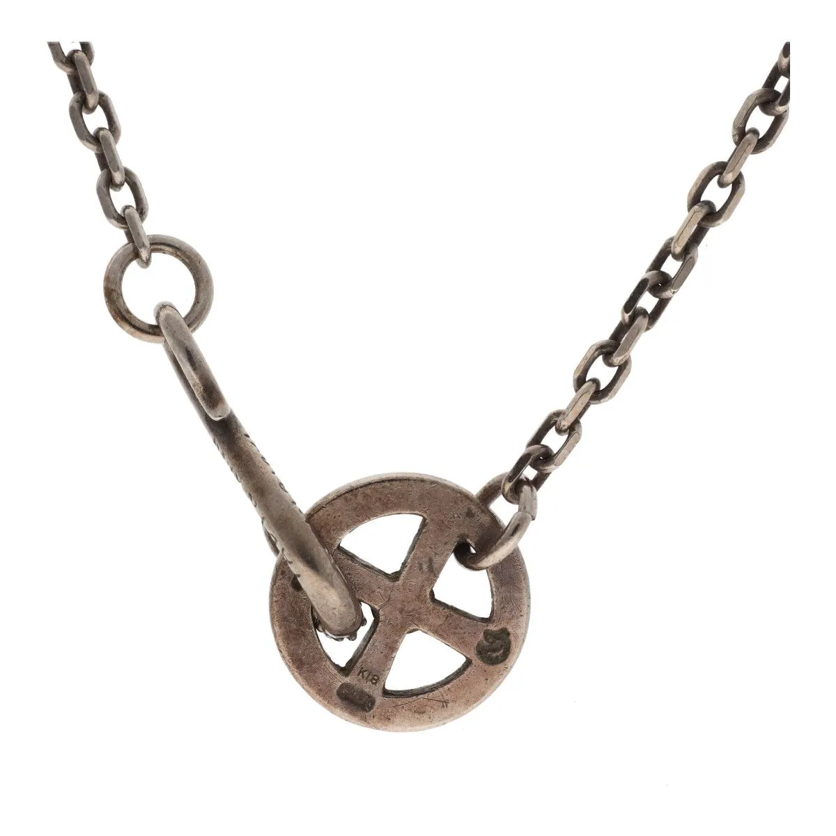 TADY&KINGイーグルフック＆ホイール太角チェーン (K18ウルフ）49cm