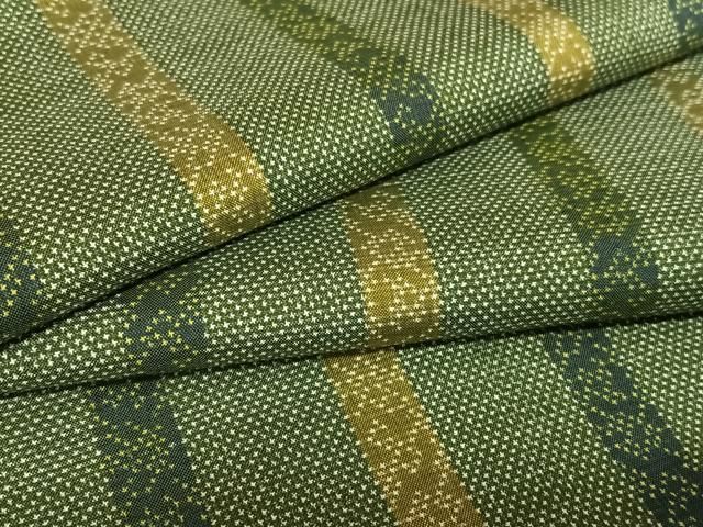 平和屋着物●本場大島紬　一元7マルキ　間道　小田急百貨店扱い　正絹　逸品　AABC0056zg 平和屋着物○本場大島紬 一元7マルキ 間道 小田急百貨店扱い 正絹 逸品