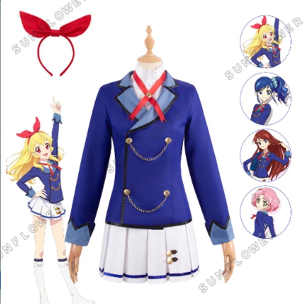 アイカツ 星宮いちご 虹野ゆめ 制服 コスプレ衣装 イベント アイカツ 星宮いちご 虹野ゆめ 制服 コスプレ衣装 イベント