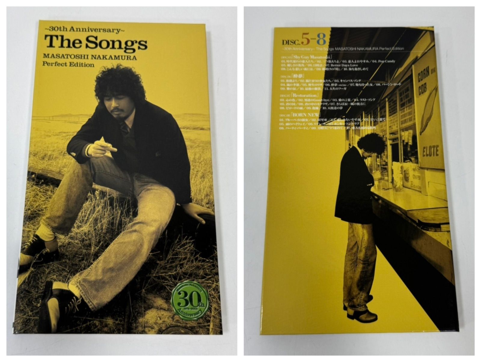 中村雅俊 CD DVD ～30th Anniversary～ The Songs MASATOSHI NAKAMURA