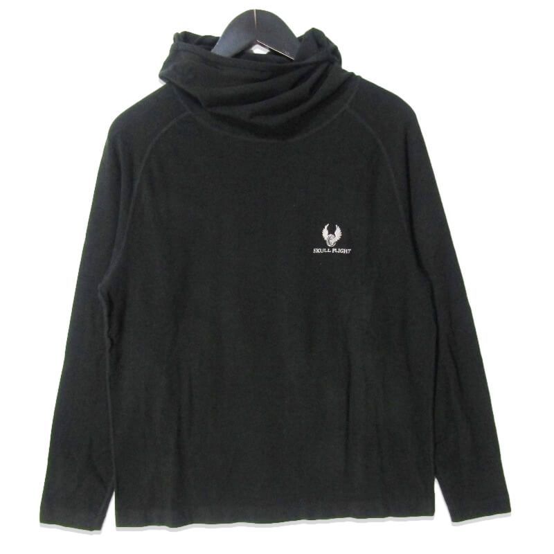 SKULL FLIGHT スカルフライト 長袖Ｔシャツ Riders Body Heat Inner ライダースボディヒートインナー ブラック 黒 S 27109659