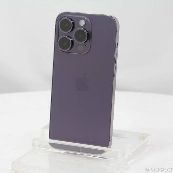 中古品〕 iPhone14 Pro 256GB ディープパープル NQ1E3J／A SIM
